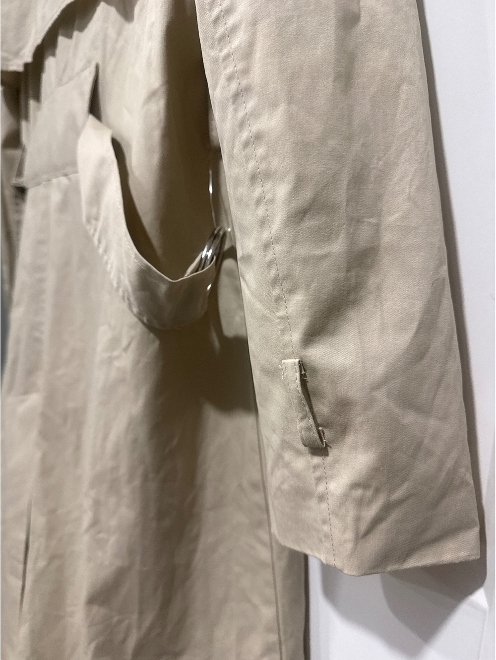 4TH+RECKLESS Beige Trench Coat with Belt, Size EU 36, US 4, NWT - Picture 6 of 8